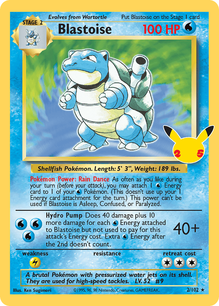 Blastoise — Celebrations: Classic Collection
