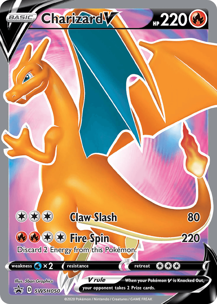 Charizard V — SWSH Black Star Promos