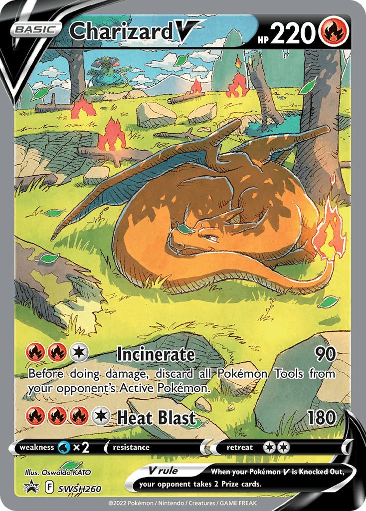 Charizard V — SWSH Black Star Promos