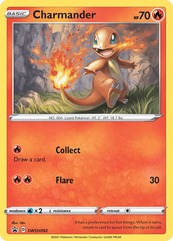 Charmander — SWSH Black Star Promos