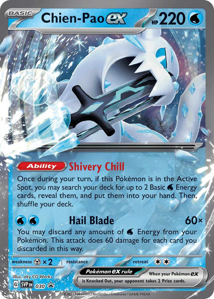 Chien-Pao ex — Scarlet & Violet Black Star Promos