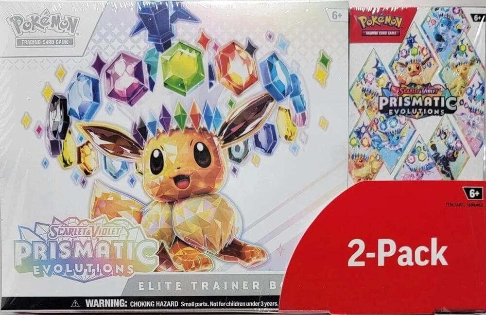 Costco — Prismatic Evolutions 2-Pack (Elite Trainer Box + Booster Bundle)