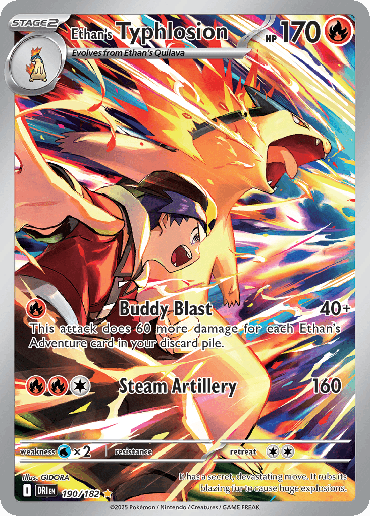 Ethan's Typhlosion — Destined Rivals