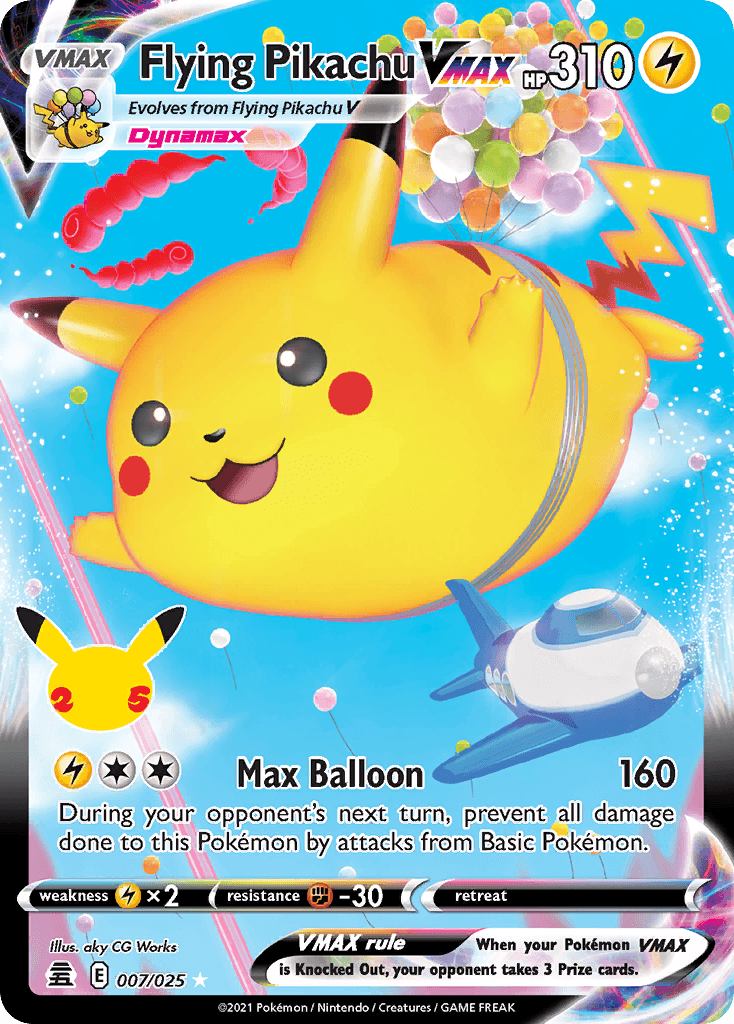 Flying Pikachu VMAX — Celebrations