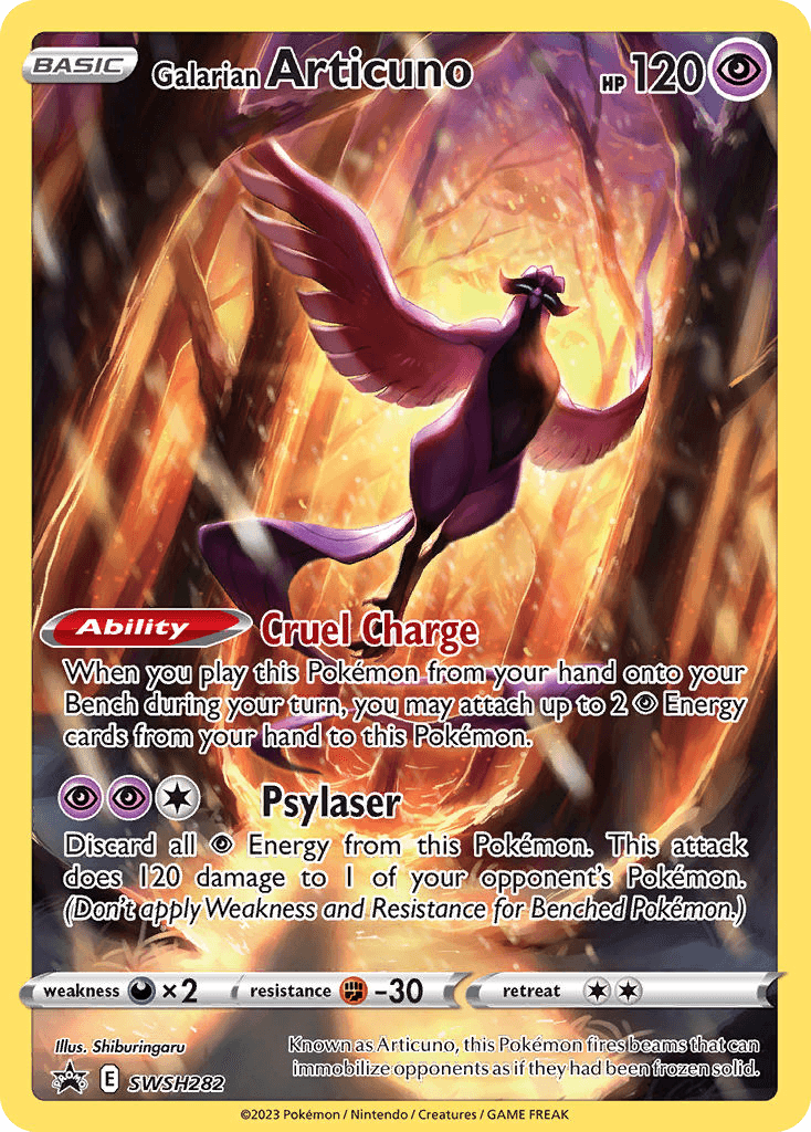 Galarian Articuno — SWSH Black Star Promos