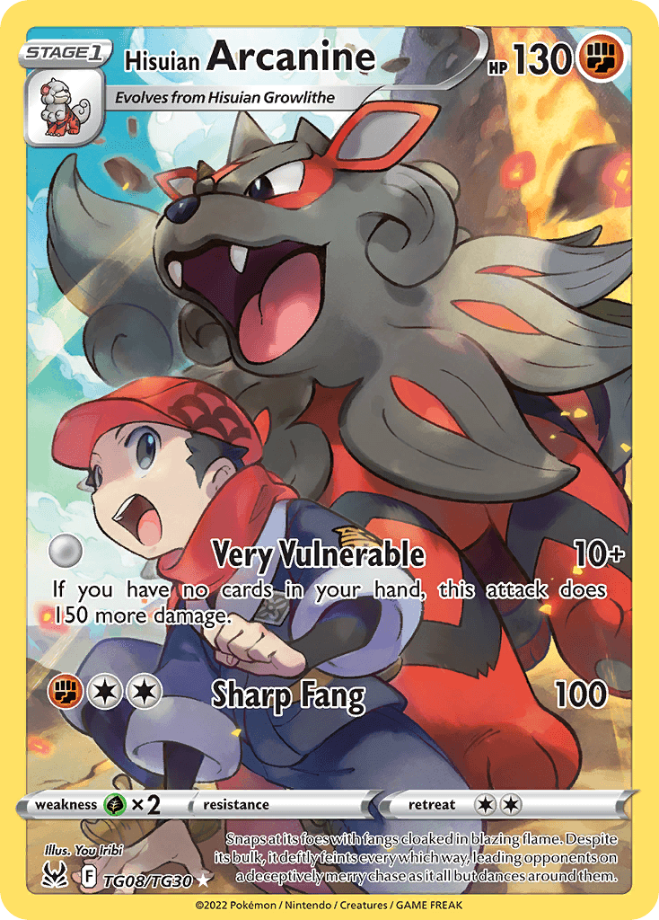 Hisuian Arcanine — Lost Origin