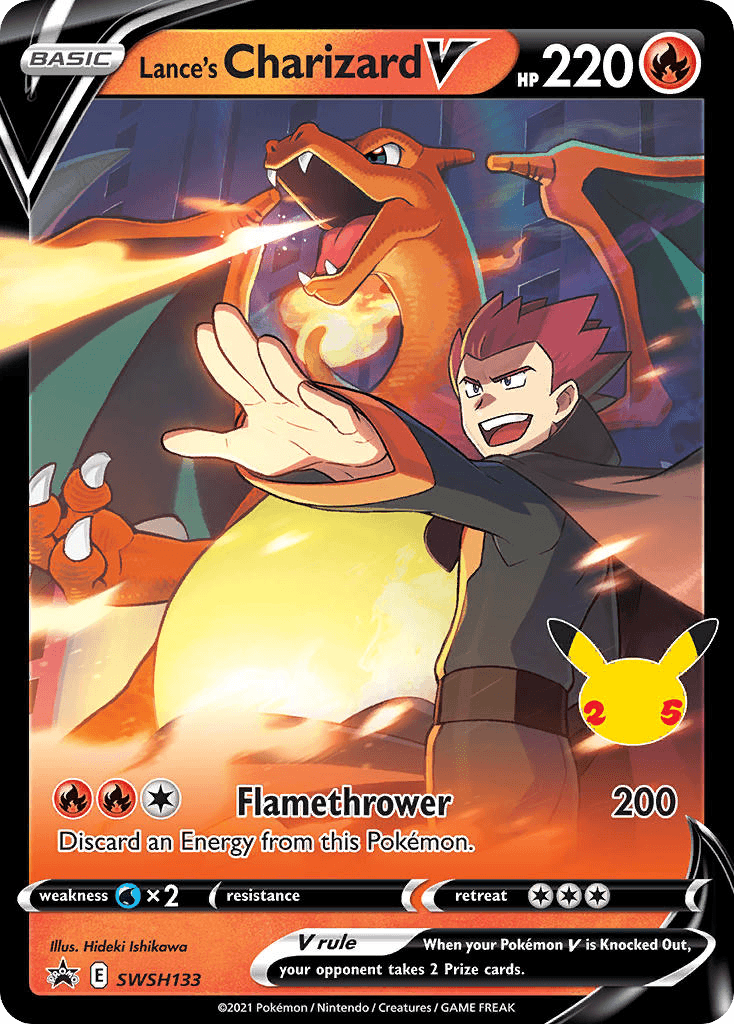 Lance's Charizard V — SWSH Black Star Promos