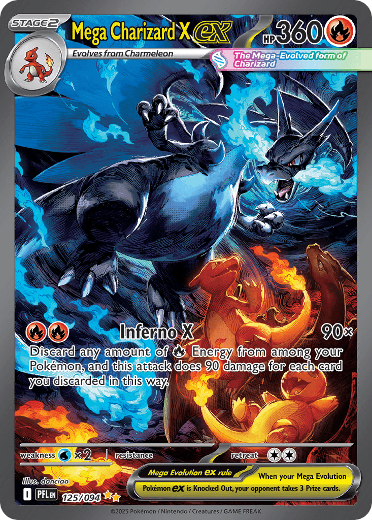 Mega Charizard X ex — Phantasmal Flames