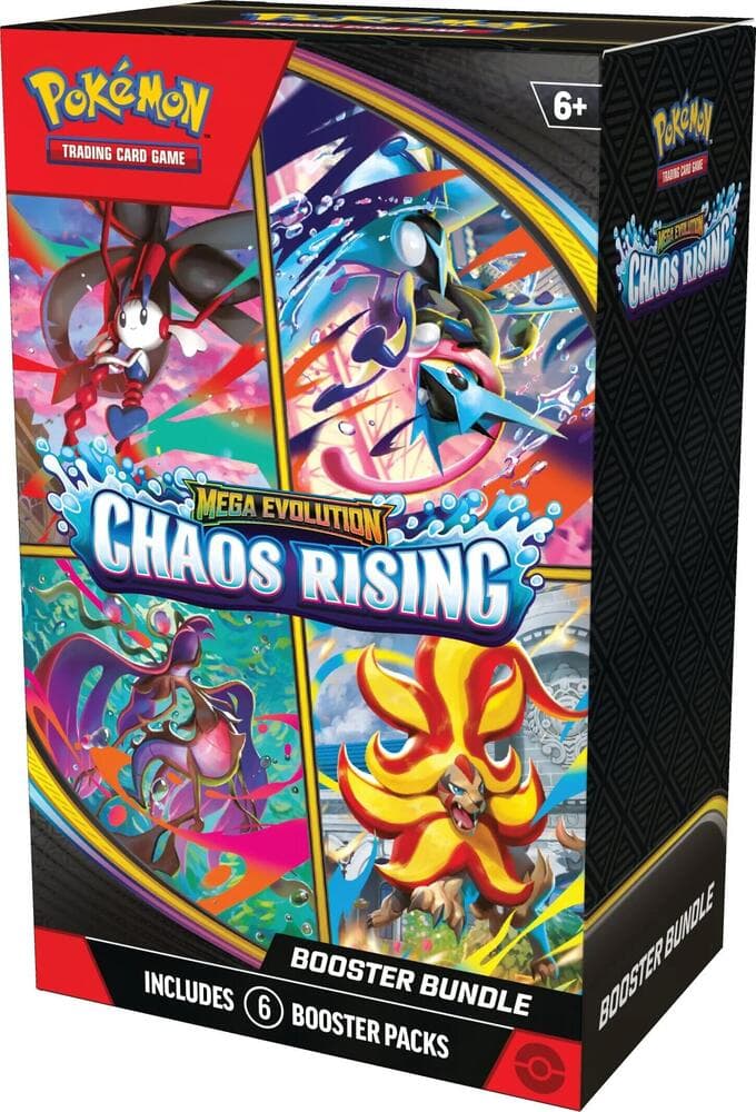 Mega Evolution — Chaos Rising Booster Bundle (6 sobres)