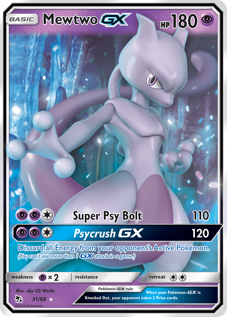 Mewtwo-GX — Hidden Fates