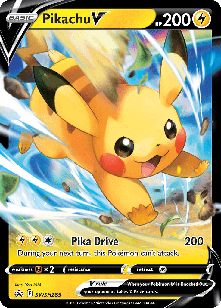 Pikachu V — SWSH Black Star Promos