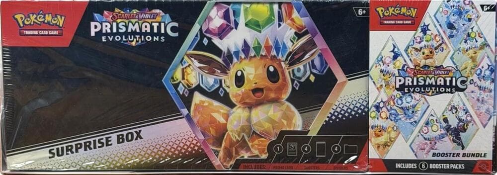 Prismatic Evolutions — Booster Bundle + Surprise Box Bundle (Sam's Club)