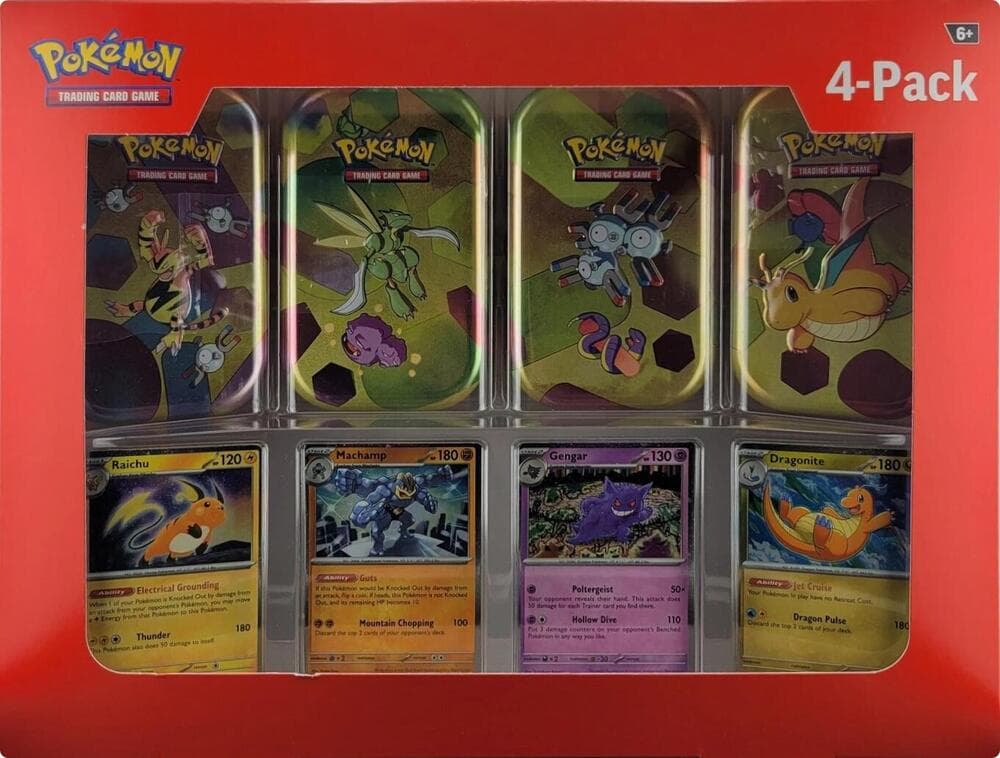 Sam's Club — 151 (4 Mini Tins + 4 Cartas Promocionales)