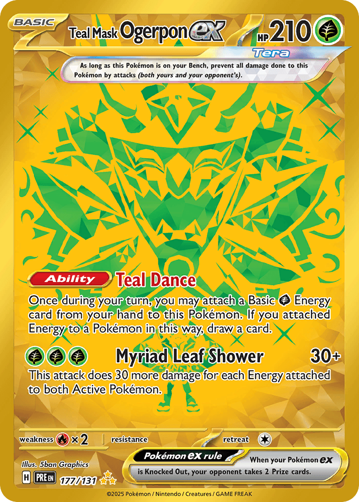 Teal Mask Ogerpon ex — Prismatic Evolutions