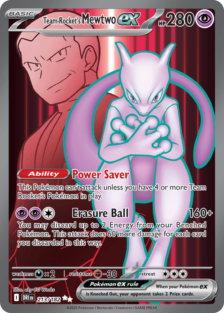 Team Rocket's Mewtwo ex — Destined Rivals