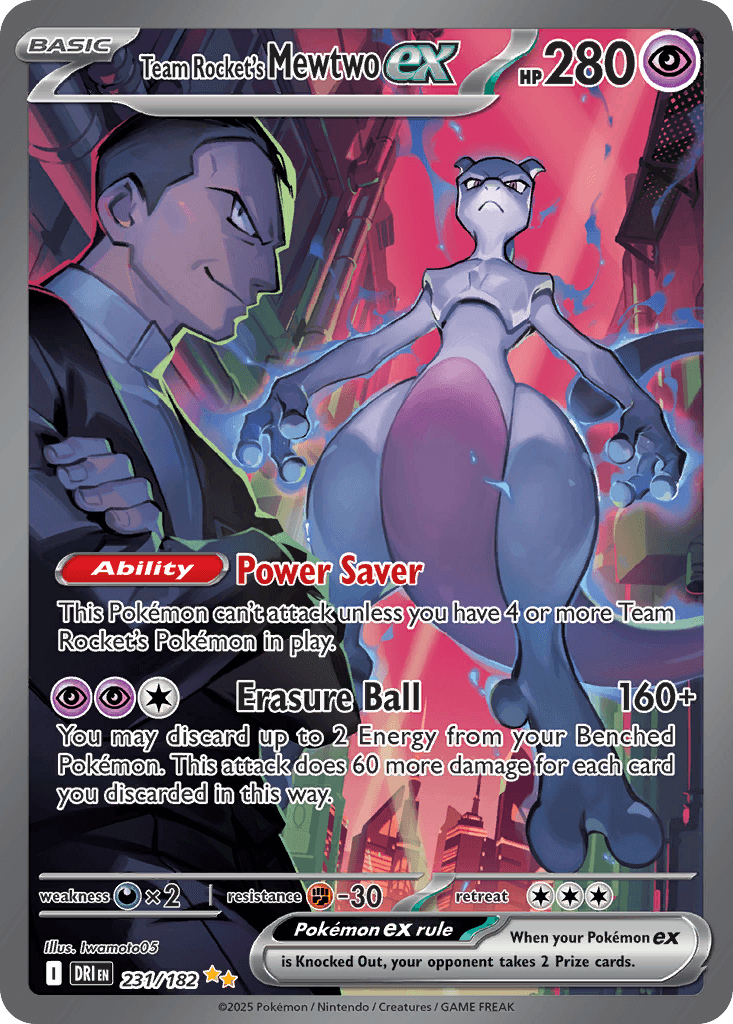 Team Rocket's Mewtwo ex — Destined Rivals