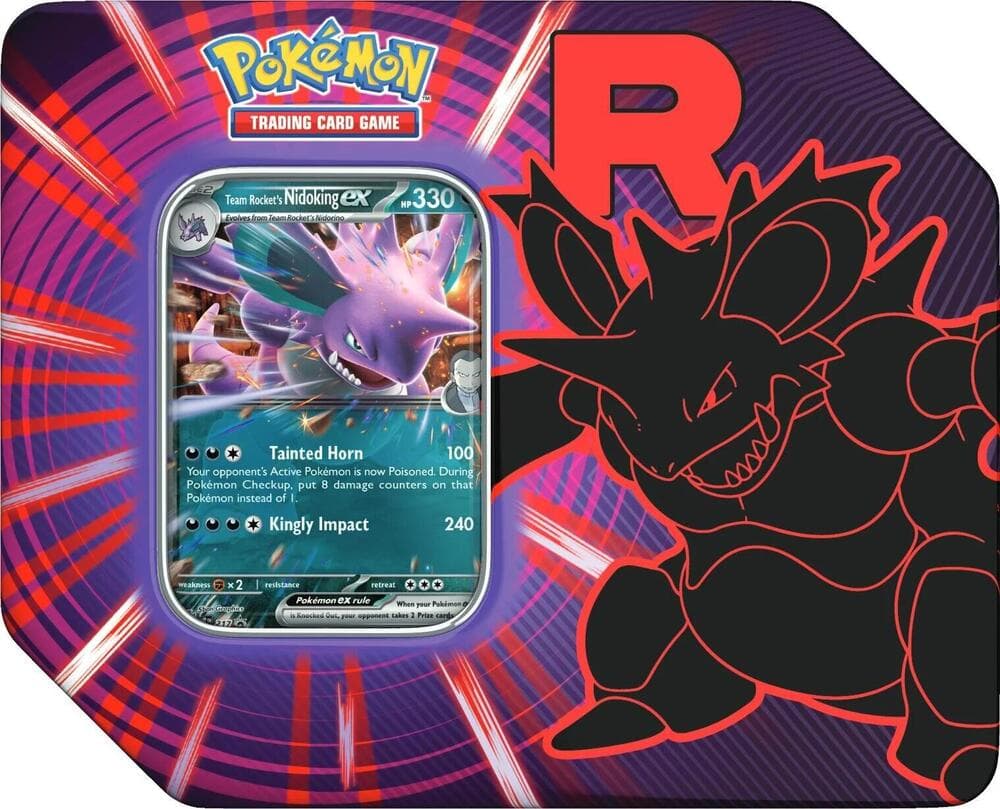 Team Rocket Tin — Team Rocket's Nidoking ex