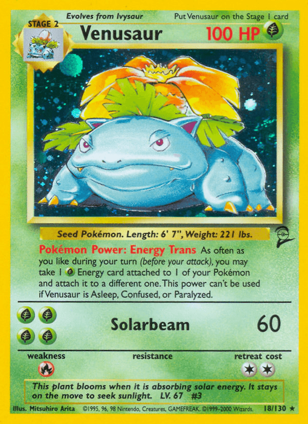 Venusaur — Base Set 2